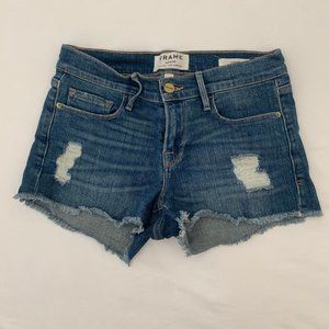 FRAME denim cut off shorts